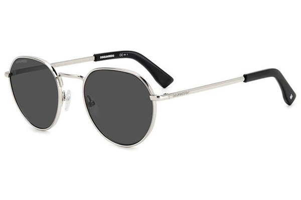 Okulary przeciwsłoneczne Dsquared2 D20019/S 84J/IR Okrągłe Przezroczyste