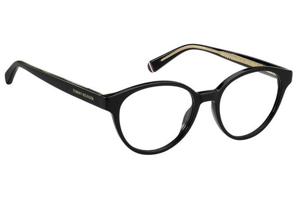 Okulary korekcyjne Tommy Hilfiger TH2007 807 Okrągłe Czarne