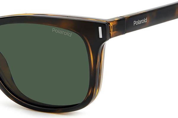 Okulary korekcyjne Polaroid PLD6202/CS 086/UC Polarized Kwadratowe Havana