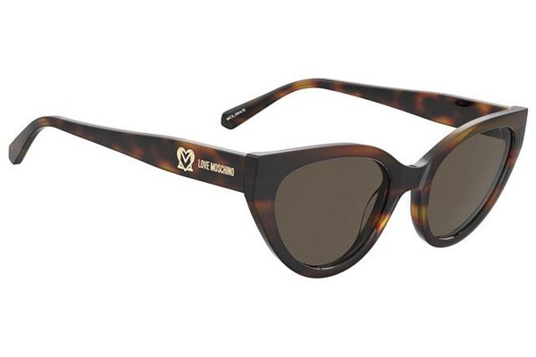 Solbriller Love Moschino MOL064/S 05L/70 Cat Eye Havana