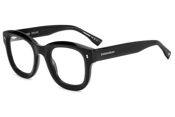 Okulary korekcyjne Dsquared2 D20091 284 Okrągłe Czarne