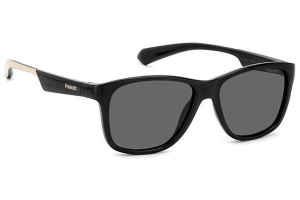 Zonnebril Polaroid Junior PLD8052/S 9HT/M9 Polarized Vierkant Zwart