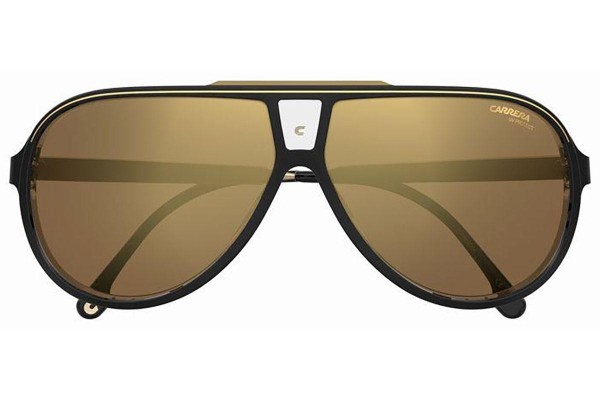 Okulary przeciwsłoneczne Carrera CARRERA1050/S 2M2/YL Pilotki (Aviator) Czarne