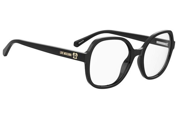 Okulary korekcyjne Love Moschino MOL616 807 Okrągłe Czarne