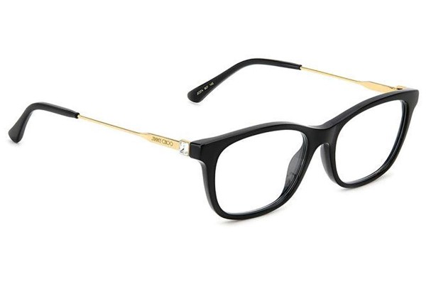 Okulary korekcyjne Jimmy Choo JC374 807 Prostokątne Czarne