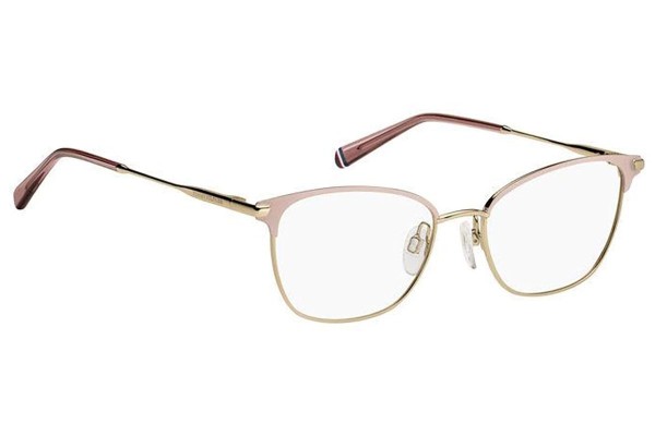 Okulary korekcyjne Tommy Hilfiger TH2002 PY3 Kocie oczy Złote