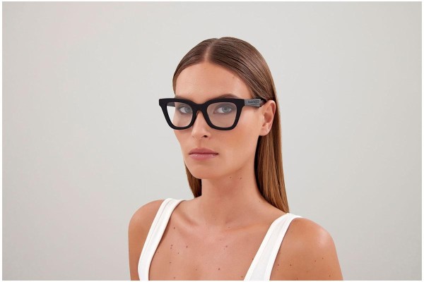 Glasses Alexander McQueen AM0394O 001 Kwadratowe Czarne