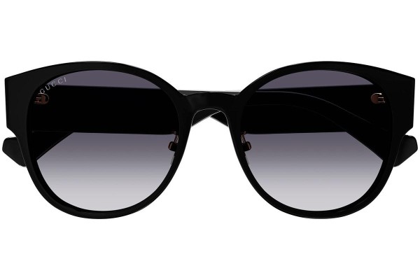 Okulary przeciwsłoneczne Gucci GG1304SK 001 Okrągłe Czarne