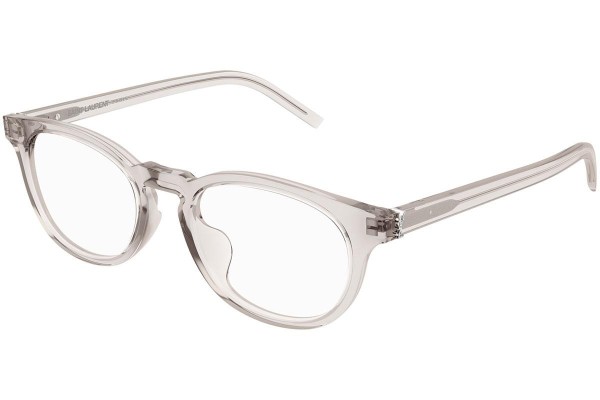 Okulary korekcyjne Saint Laurent SLM123/F 004 Okrągłe Szare