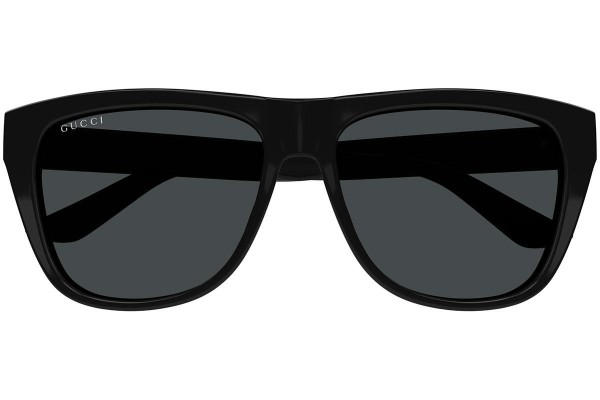 Okulary przeciwsłoneczne Gucci GG1345S 001 Kwadratowe Czarne