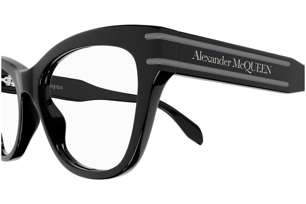 Ochelari Alexander McQueen AM0401O 001 Rotunzi Negri