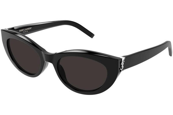Okulary przeciwsłoneczne Saint Laurent SLM115 001 Kocie oczy Czarne