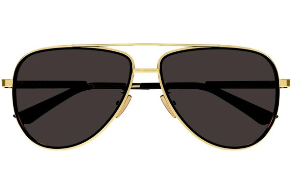 Okulary przeciwsłoneczne Bottega Veneta BV1240S 001 Pilotki (Aviator) Złote