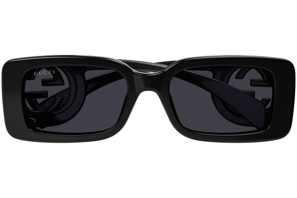 Okulary przeciwsłoneczne Gucci GG1325S 001 Prostokątne Czarne