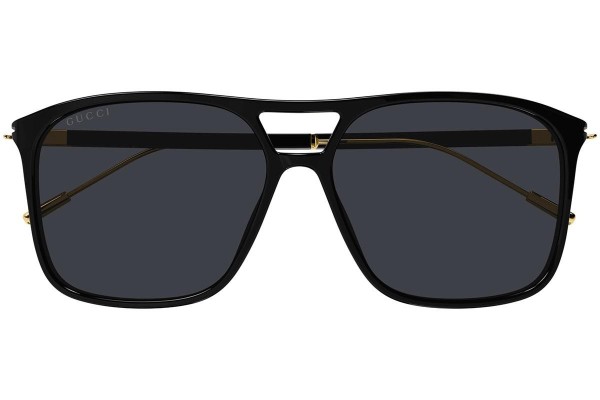 Okulary przeciwsłoneczne Gucci GG1270S 001 Pilotki (Aviator) Czarne