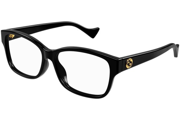 Okulary korekcyjne Gucci GG1259O 004 Prostokątne Czarne