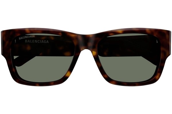 Okulary przeciwsłoneczne Balenciaga BB0262SA 002 Prostokątne Havana