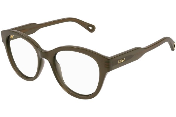 Okulary korekcyjne Chloe CH0163O 008 Okrągłe Zielone