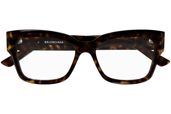 Okulary korekcyjne Balenciaga BB0274O 002 Kwadratowe Havana