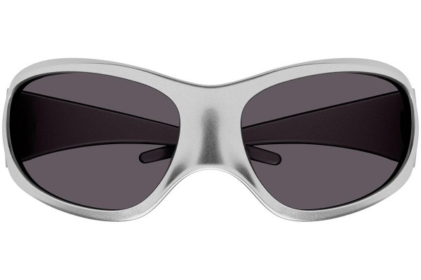 Okulary przeciwsłoneczne Balenciaga BB0252S 005 Nieregularny Srebrne