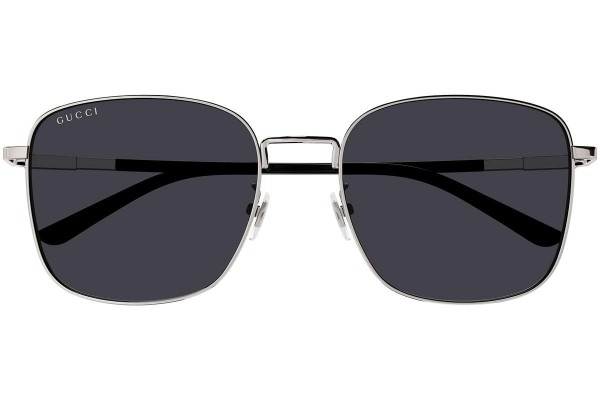 Okulary przeciwsłoneczne Gucci GG1350S 001 Prostokątne Srebrne