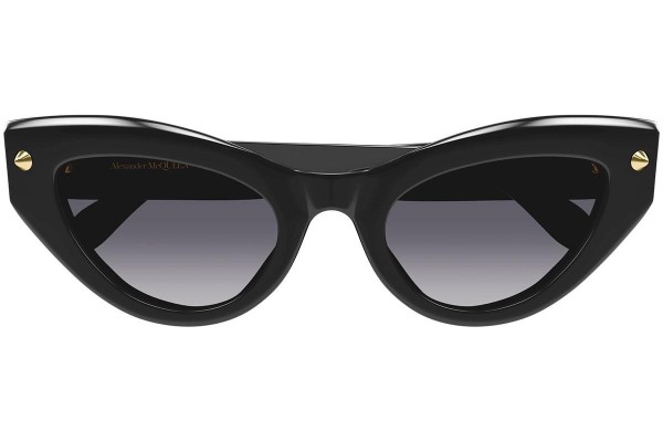 Okulary przeciwsłoneczne Alexander McQueen AM0407S 001 Kocie oczy Czarne
