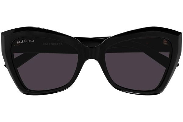 Okulary przeciwsłoneczne Balenciaga BB0271S 001 Kocie oczy Czarne