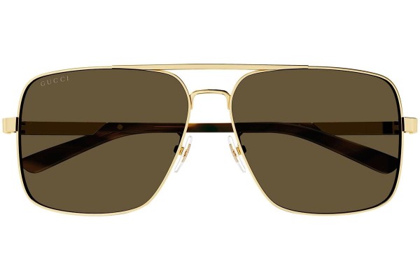 Okulary przeciwsłoneczne Gucci GG1289S 002 Pilotki (Aviator) Złote