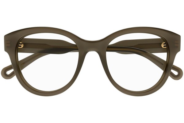 Okulary korekcyjne Chloe CH0163O 008 Okrągłe Zielone