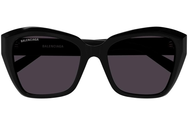 Okulary przeciwsłoneczne Balenciaga BB0273SA 001 Kwadratowe Czarne