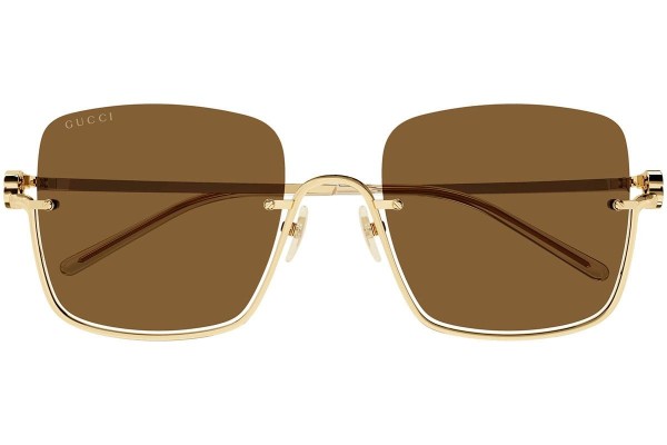 Okulary przeciwsłoneczne Gucci GG1279S 002 Kwadratowe Złote