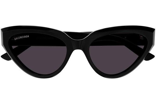 Okulary przeciwsłoneczne Balenciaga BB0270S 001 Kocie oczy Czarne