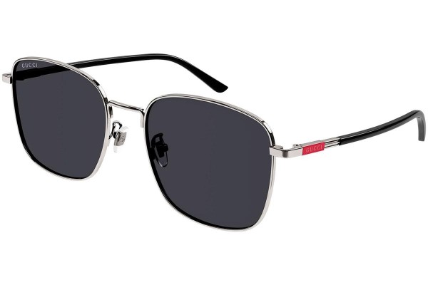 Okulary przeciwsłoneczne Gucci GG1350S 001 Prostokątne Srebrne