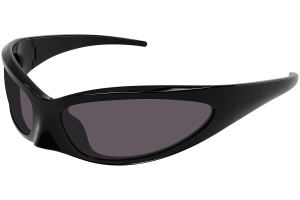 Okulary przeciwsłoneczne Balenciaga BB0251S 001 Nieregularny Czarne