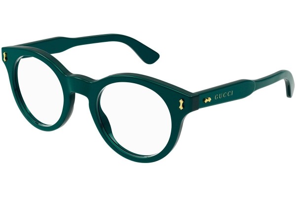 Okulary korekcyjne Gucci GG1266O 003 Owalne Zielone