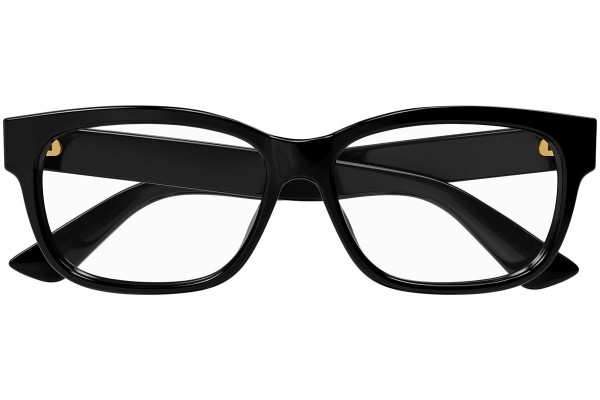 Okulary korekcyjne Gucci GG1341O 001 Prostokątne Czarne