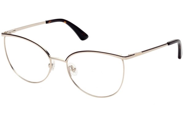 Okulary korekcyjne Guess GU2879 032 Kocie oczy Złote