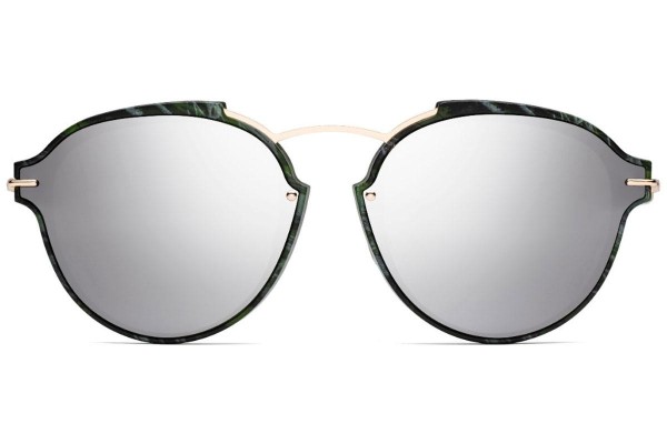 Okulary przeciwsłoneczne Dior Eclat GC1/DC Polarized Okrągłe Zielone