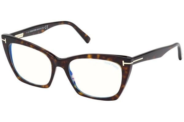 Brillen Tom Ford FT5709-B 052 Cat Eye Havana