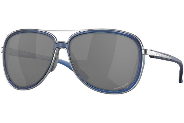 Okulary przeciwsłoneczne Oakley Split Time OO4129-24 Pilotki (Aviator) Niebieskie