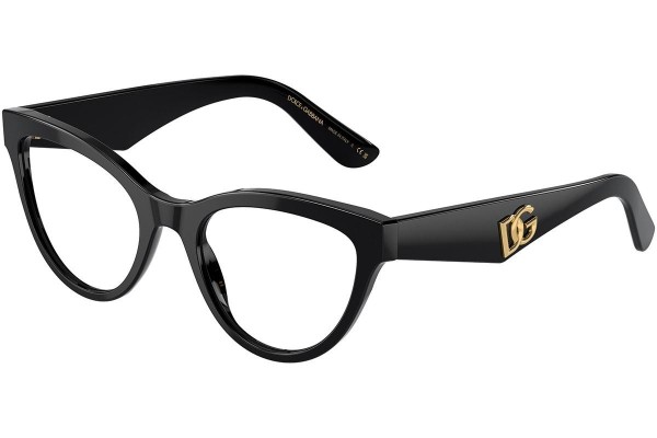 Ochelari Dolce & Gabbana DG3372 501 Cat Eye Negri