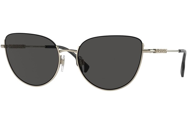 Okulary przeciwsłoneczne Burberry Harper BE3144 110987 Kocie oczy Złote