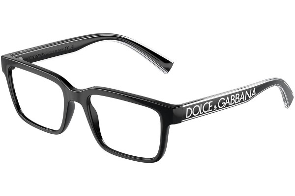 Okulary korekcyjne Dolce & Gabbana DG5102 501 Prostokątne Czarne
