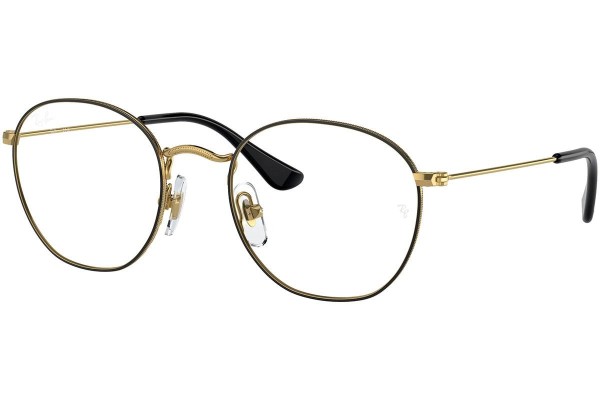 Okulary korekcyjne Ray-Ban Junior Junior Rob RY9572V 4086 Okrągłe Czarne