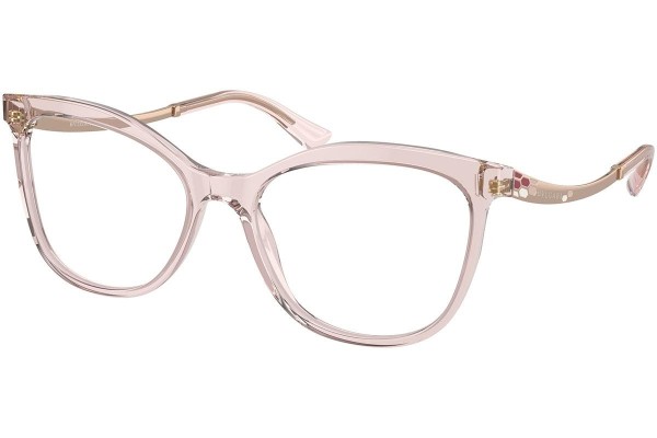 Okulary korekcyjne Bvlgari BV4218 5470 Kocie oczy Różowe