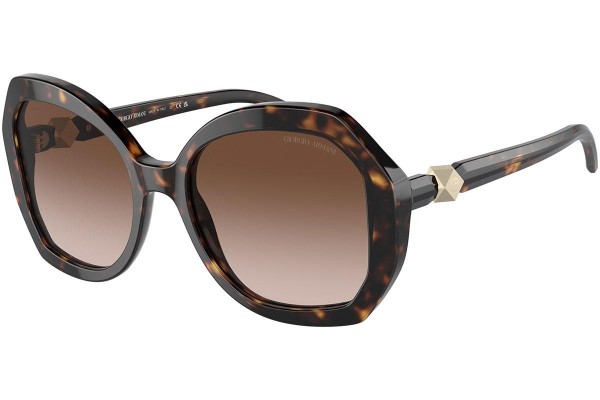 Okulary przeciwsłoneczne Giorgio Armani AR8180 502613 Oversize Havana