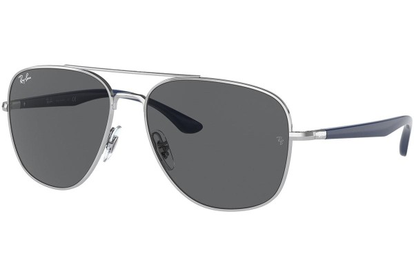 Слънчеви очила Ray-Ban RB3683 003/B1 Пилотни Сребърна