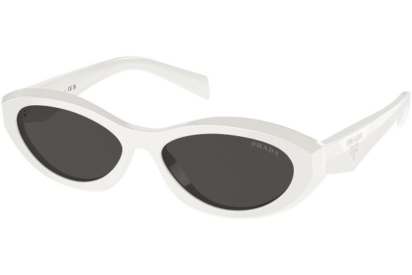 Okulary przeciwsłoneczne Prada PR26ZS 17K08Z Owalne Białe