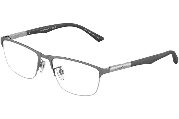 Okulary korekcyjne Emporio Armani EA1142 3003 Prostokątne Srebrne