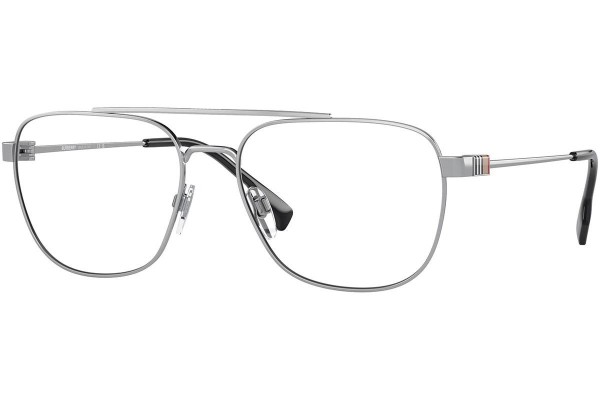 Okulary korekcyjne Burberry Michael BE1377 1005 Pilotki (Aviator) Srebrne